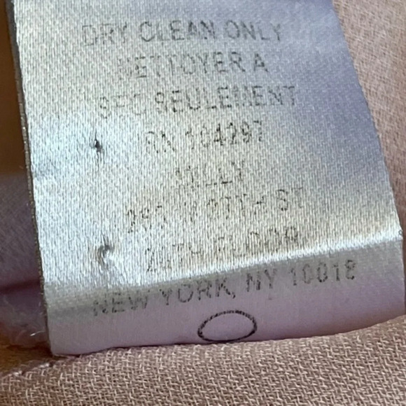 Milly New York women’s  black  floral sleeveless side zip silk blouse 6 mature - Picture 6 of 11